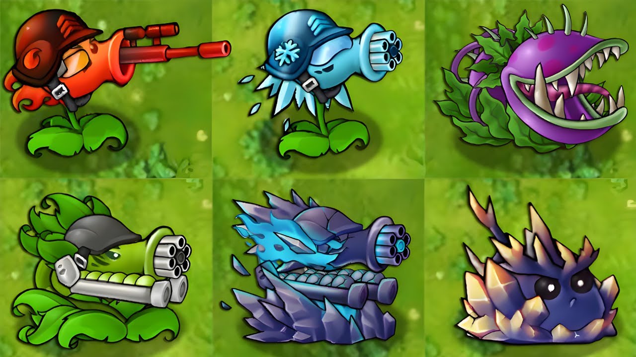 PVZ 1 Fusion Challenge - All NEW Ultimate Plant PvZ Epic Mod Vs All ...