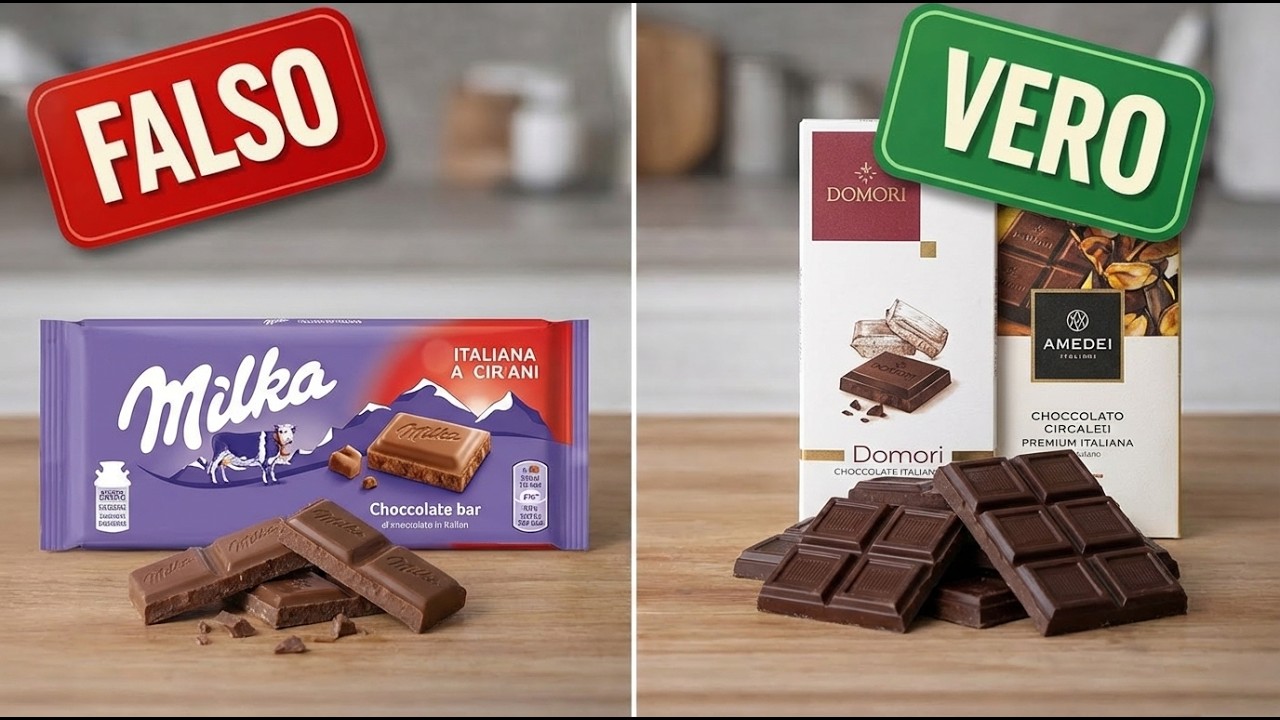 Questo NON è VERO Cioccolato (anche se dice 100% Cacao)