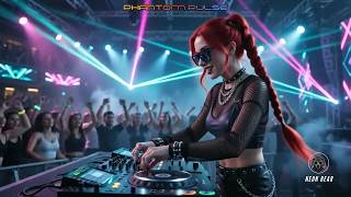 PHANTOM PULSE - The Neon Bear | High Energy Melodic Techno & EDM Mix 2026 | Cyberpunk Rave Track |
