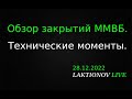 Разбор вчерашней сессии, сделок. || Обзор закрытий инструментов ММВБ на 28.12.2022.