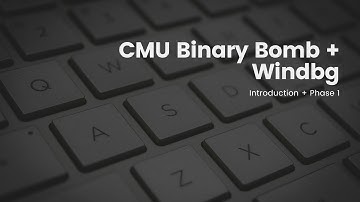 Reverse Engineering Binary Bomb Phase 1 - Windbg