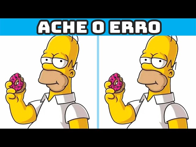 7 erros Simpsons #7erros #7errosjogoonline #jogos #game