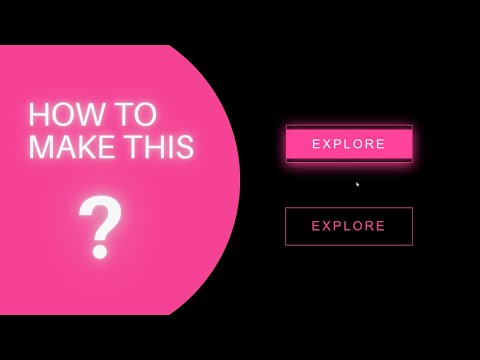 Neon Effect Creative Button | Css Animation | Allustrode #csshovereffect #button #neoneffect