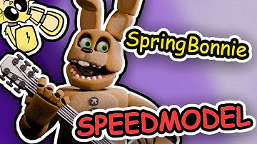3D Modeling SpringBonnie from FNaF (Speedmodel)