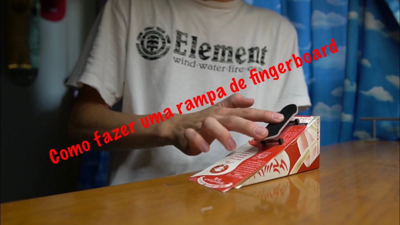 Como fazer uma rampa de Fingerboard / Skate de dedo #2 - Quarter