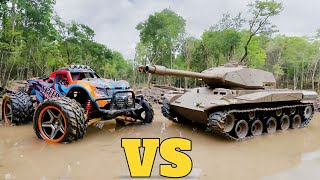 Wltoys 104009 vs Walker Bulldog 3839 RC Tank | Remote Control Car | 4x4 RC Car