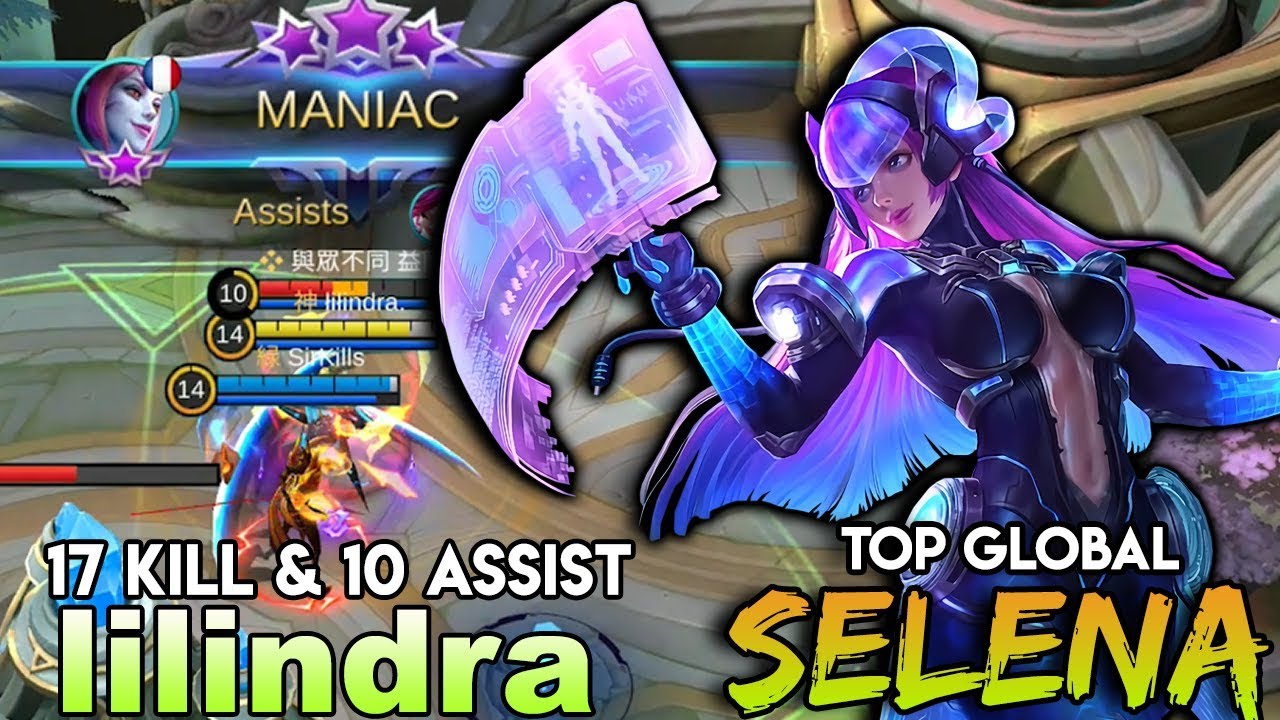 MANIAC!! BUILD ITEM SELENA TERSAKIT 2020 TERBARU - TOP GLOBAL SELENA MOBILE LEGENDS