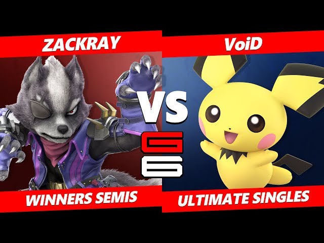 Genesis 6 SSBU - GW | Zackray (Wolf) Vs. CLG | VoiD (Pichu) Smash Ultimate Tournament WS