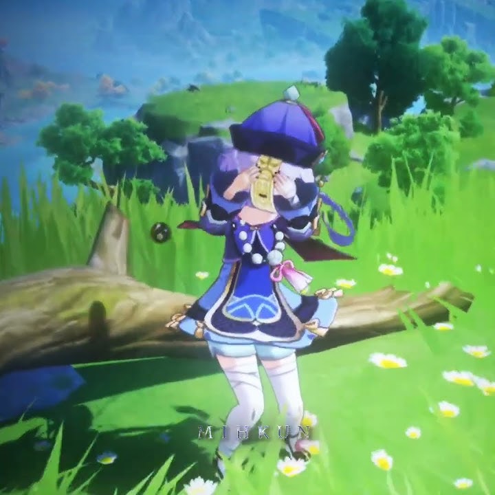 Qiqi 🧟‍♀️❄️ | 【Sunshine, Rainbow, White Pony】Genshin Impact Edit