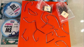 Lưỡi câu có lóc, lưỡi cấm cá lóc, lưỡi cá rô, cá chê, cá phi, dây câu cá, 0913260614 zalo