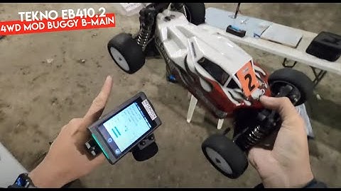 Can I get the bump up? Tekno EB410.2 4WD Buggy B-MAIN Race - Netcruzer RC