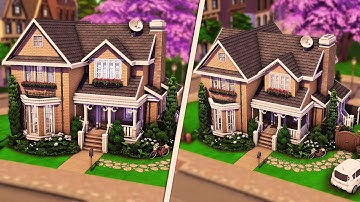 Small Family Home | The Sims 4 Speed Build