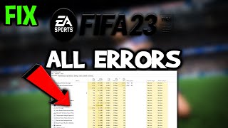 Fifa 23 – How to Fix All Errors – Complete Tutorial