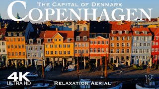 COPENHAGEN 2022 🇩🇰 København 4K Drone Aerial | Denmark Danmark