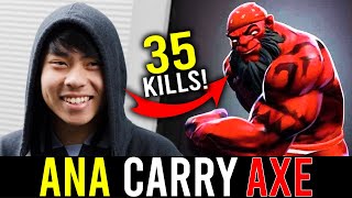 when ANA plays AXE CARRY - dropping 35 KILLS?! screenshot 5