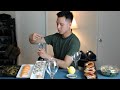 [mukbang with THIEN]: Sushi and Red Wine