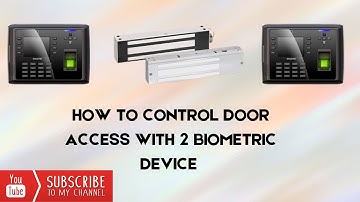 Door Access Control With Two ZKTeco Biometric Machine