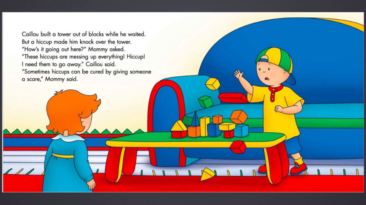 CAILLOU- 4 BOOKS.