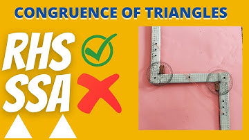 Congruence of Triangles| Class 7th,8th,9th|RHS Rule Proof| Working Model of Maths|Part-3
