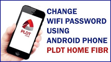 Change Wifi Password using Android phone on PLDT FIBR 2020