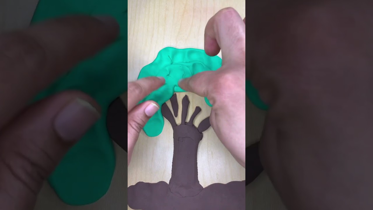 🍀 Clay Art 🌳 | Simple & Cute Tree DIY 
