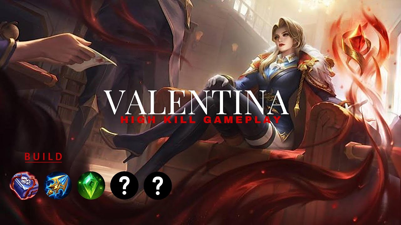 MLBB Valentina Gameplay + Build  | Mastering Dark Magic in Ranked"🌑