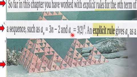 7 5 L V Use Recursive rules with Sequences and Functions Pt 1