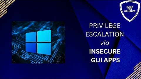 [HINDI] Windows Privilege Escalation via Insecure GUI Apps | Try Hack Me - Windows PrivEsc | THM