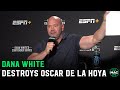 Dana White has ALL-TIME rant on "sack of s***" Oscar De La Hoya; Shows documents to debunk lies