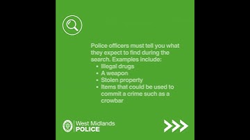 6 things an officer must do in a stop and search