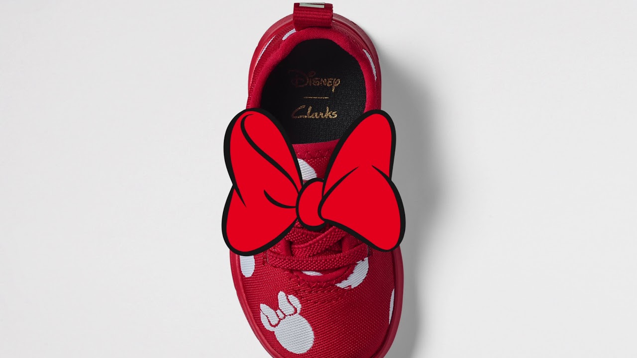 minnie mouse trainers clarks