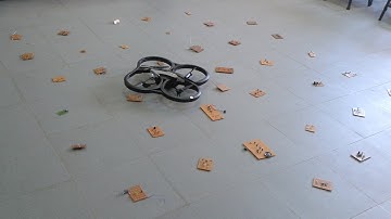 Sliding Mode Control of ARDrone2 quadrotor - raw video