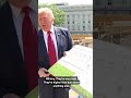 Trump reveals deep underground White House expansion