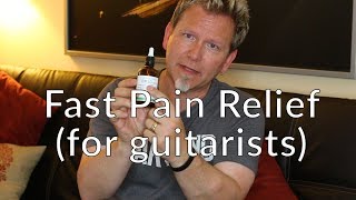 Fast PAIN RELIEF for Guitarists - DMSO and How to Use It - Guitar Discoveries #12
