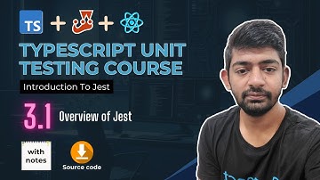 Module 3.1 - Introduction to Jest - Typescript Unit Testing Course