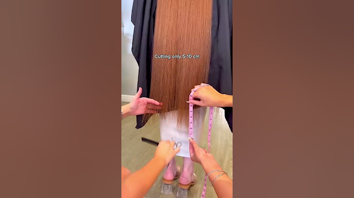Girl is getting her first hair trim in over six