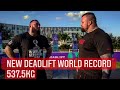 WSM 2020 NEW WORLD DEADLIFT RECORD 18 inch EDDIE HALL INTERVIEW