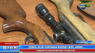 Qurol olib yurishga ruxsat bor, ammo...