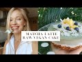 Matcha Latte Raw-Vegan Cake / Cook With A Model / Vita Sidorkina