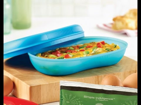 kronblad Svække vogn Tupperware: Microwave Breakfast Maker; Omelette - YouTube