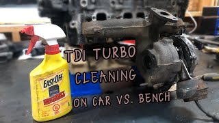 Очистка лопастей TDI VNT: на автомобиле или на автомобиле. Лавка
