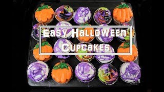 Easy Halloween Cupcakes | CHELSWEETS