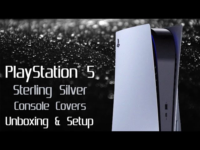 Unboxing All PS5 Slim Console Cover Colors (Sterling Silver, Volcanic Red,  Cobalt Blue) + Review 