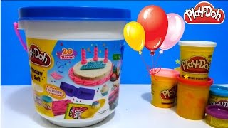 ألعاب صلصال الأطفال - تورتة من المعجونة و عيد ميلاد تيليتابيز! PlayDoh Birthday