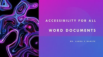 Canvas LMS: Accessibility ~ Word and ALLY