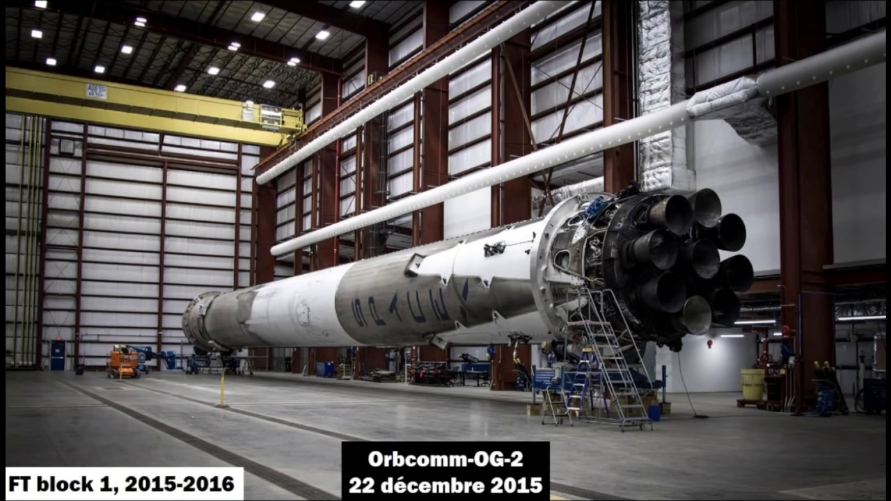 Présentation en direct des évolutions de la Falcon 9