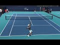 Federer &amp; Tsitsipas Practice Miami Open 2019 (60 FPS HD)