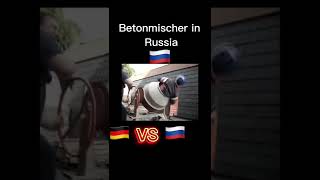Betonmischer in Deutschland vs Russia