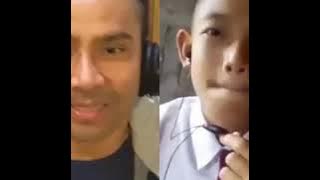 Gila banget suara anak sd dari ranah minang mampu mengiringi suara judika yg tinggi.....ok kamu heba