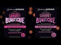 Cabaret burlesque  spectacles mai 2022